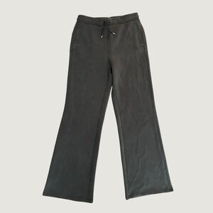 Members Mark Luxe Pant Black Wide Leg Drawstring Lounge Trousers Mens M 1364